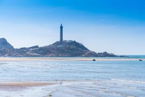 ke ga Strand beim mui ne, Phan diet, binh Thuan, Vietnam. ke ga Kap oder Leuchtturm ist das die meisten Lieblings Ziel zum Besucher zu la Gi, binh Thuan Provinz. foto