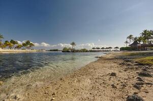 Puerto Aventuras Strand am Nachmittag foto