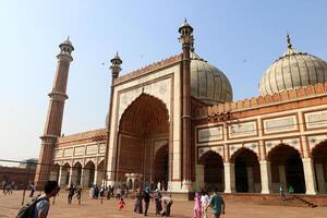 02 24 2023 Delhi Indien. Delhi, das Hauptstadt von Indien, ist Beliebt unter Touristen fällig zu das Fülle von Sehenswürdigkeiten und das Verflechtung von anders Kulturen. foto