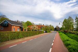 Gelselaar, Niederlande - - April 7, 2024. historisch Gebäude im Abonnieren Dorf im Niederlande. hoch Qualität Foto