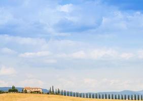 Landschaft in der Toskana foto