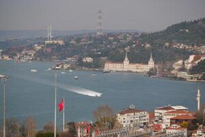 Istanbul, Truthahn 12 Januar 2023, Fähre segeln auf das Bosporus Fluss foto