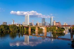 Austin City Downtown Skyline Stadtbild von Texas USA foto