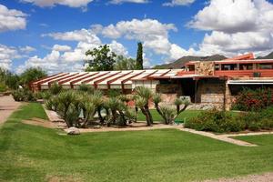 scottsdale arizona 30. august 2008 frank lloyd wrights nach hause in scottsdale, az bekannt als taliesin west foto