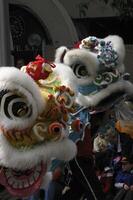 Chinesisch Festival Drachen im Parade foto