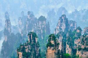 zhangjiajie Berge, China foto
