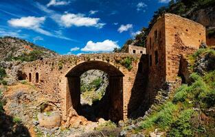 riuns von katholisch Kloster, Chania Region auf Kreta Insel, Griechenland foto