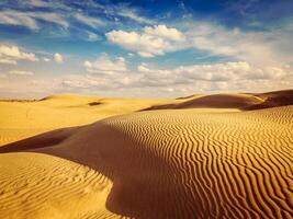 Sand Dünen im Wüste foto