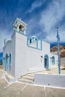 orthodox Kirche im firapotamos Dorf im milos, Griechenland foto