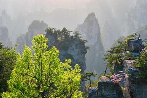 zhangjiajie Berge, China foto