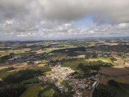 Portugal porto Landschaft bewirtschaftet Felder Antenne Aussicht foto