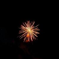 Feuerwerk am Nachthimmel foto