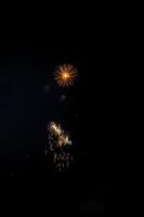 Feuerwerk am Nachthimmel foto