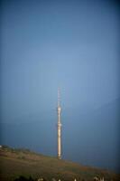 Kommunikation Turm auf ein Trauer das kok-tōbe, Almaty, Kasachstan foto