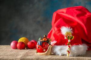 Weihnachtsdekoration Hintergrund foto