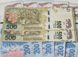 zwei hundert und fünf hundert Pesos, Argentinien Neu Banknoten foto