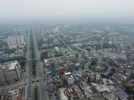 Antenne Aussicht von Stadt lahore im Pakistan auf 16.07.2023 foto