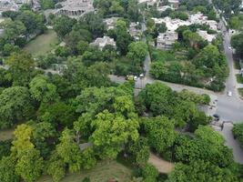 Antenne Aussicht von Grün Stadt auf 17.09.2023 im lahore Pakistan foto