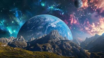 ästhetisch Universum Natur Hintergrund Erde foto