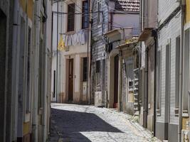 aveiro malerisch Dorf Straße Sicht, das Venedig von Portugal foto