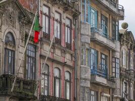 porto alt Stadt, Dorf Straße Aussicht Gebäude, Portugal foto