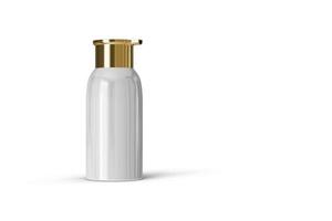 Hochauflösendes kosmetisches Flaschenpaket 3D-Rendering isoliertes Modell passend für Ihr Designelement.