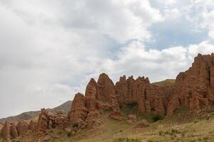 kpl Plateau im Tien-Shan Berg Kasachstan foto
