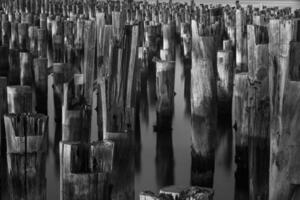 Fürsten Seebrücke beim Hafen Melbourne foto