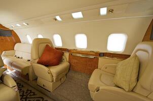 VIP Business Interieur Jet Flugzeug foto