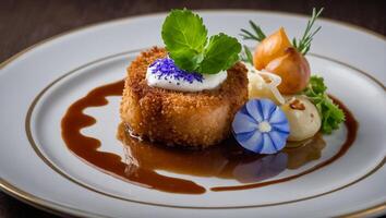 Kordon bleu im ein Restaurant foto