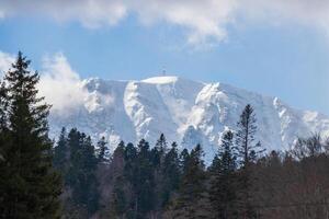 Landschaft Foto von schneebedeckt Berge