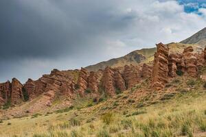 kpl Plateau im Tien-Shan Berg Kasachstan foto