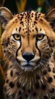 Gepard groß Katze Tier Wald Tierwelt foto