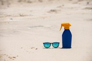 einstellen zum ein Strand foto