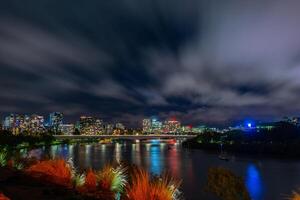 Brisbane Stadt von Känguru Punkt foto