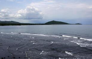 Strand auf das Norden Westen Seite von bali foto