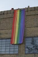 lgbtiq Flagge, Stolz Flagge foto