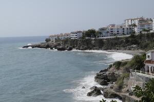 Standpunkt, Besichtigung im Nerja, Spanien foto