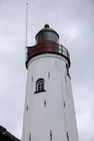 Leuchtturm, urk, ehemalige Insel im das Zuiderzee, Niederlande foto