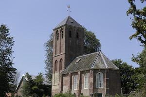 alt Kirche im Westerland, das Niederlande foto