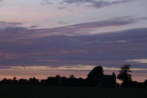 Sonnenuntergang im das Niederlande foto