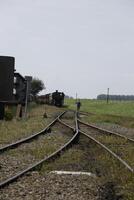Dampf Lokomotive, Museum Straßenbahn Linie Westen Friesland, Niederlande foto
