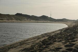 See beim das Strand im das Winter, Niederlande foto