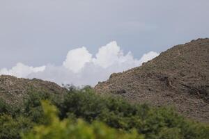 Berge und Wolken foto