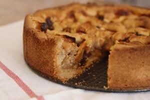 Niederländisch Apfel Kuchen, Omas Apfel Kuchen foto