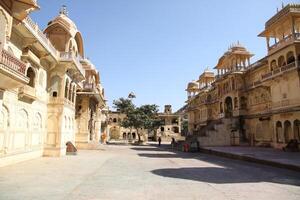 galta Tempel ebenfalls bekannt wie das Affe Tempel, Jaipur, Indien foto