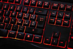 Detail einer Gaming-Tastatur 3 foto