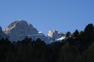 Berg Detail auf Dolomiten 6 foto