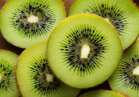 geschnitten Kiwi Frische foto