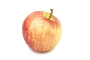 rote Äpfel auf weißem Hintergrund foto